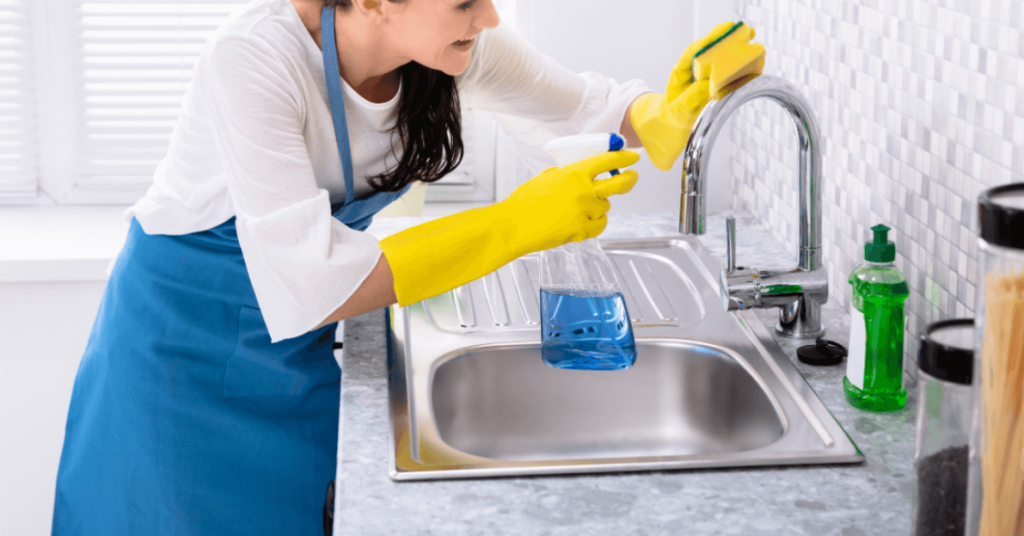 How To Clean A Kitchen Sink. The Trend Time